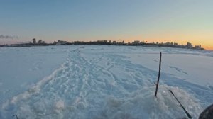 С Рождеством! Зимняя рыбалка 6.01.2026 Проверка перемёта.