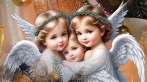 Рождественский Сочельник Рождество Христова С праздником Красивая Детская песенка Красивые Ангелы