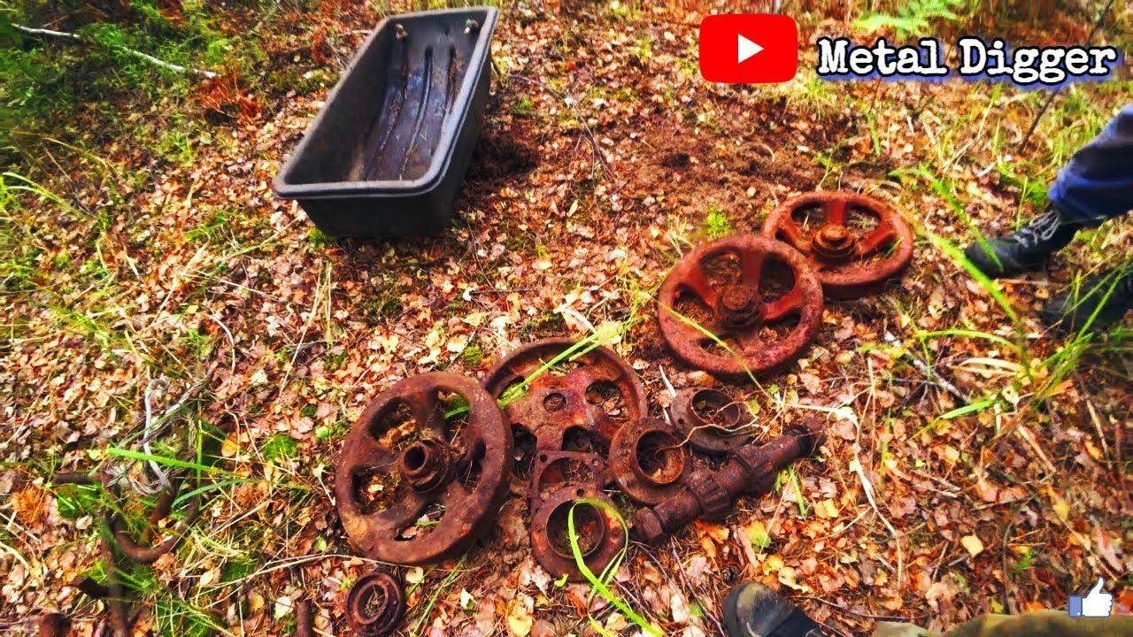 Много ли ещё металла в земле. Забираем старые находки двухлетней давности.