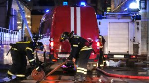 Пожар начался на нефтебазе в результате атаки БПЛА в Белгородской области