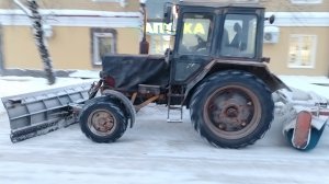 очистка дорог от снега 154 часть