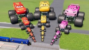 Большие и маленькие грузовики-монстры: Молния Маккуин против Круза Рамиреса, Рич Миксон против