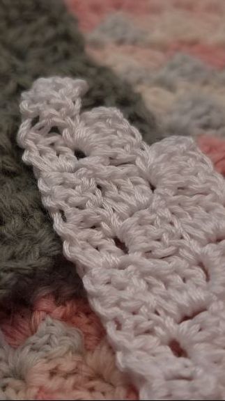 Узор крючком от угла