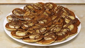 Банановые панкейки. Оладьи с бананами. Готовим с Оксаной Валерьевной.