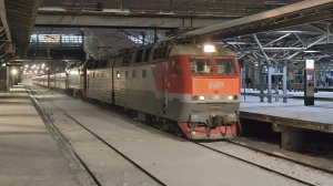 ЧС7-104⭐+ЭП2К-472 поезд №67 Абакан–Москва | Мытищи