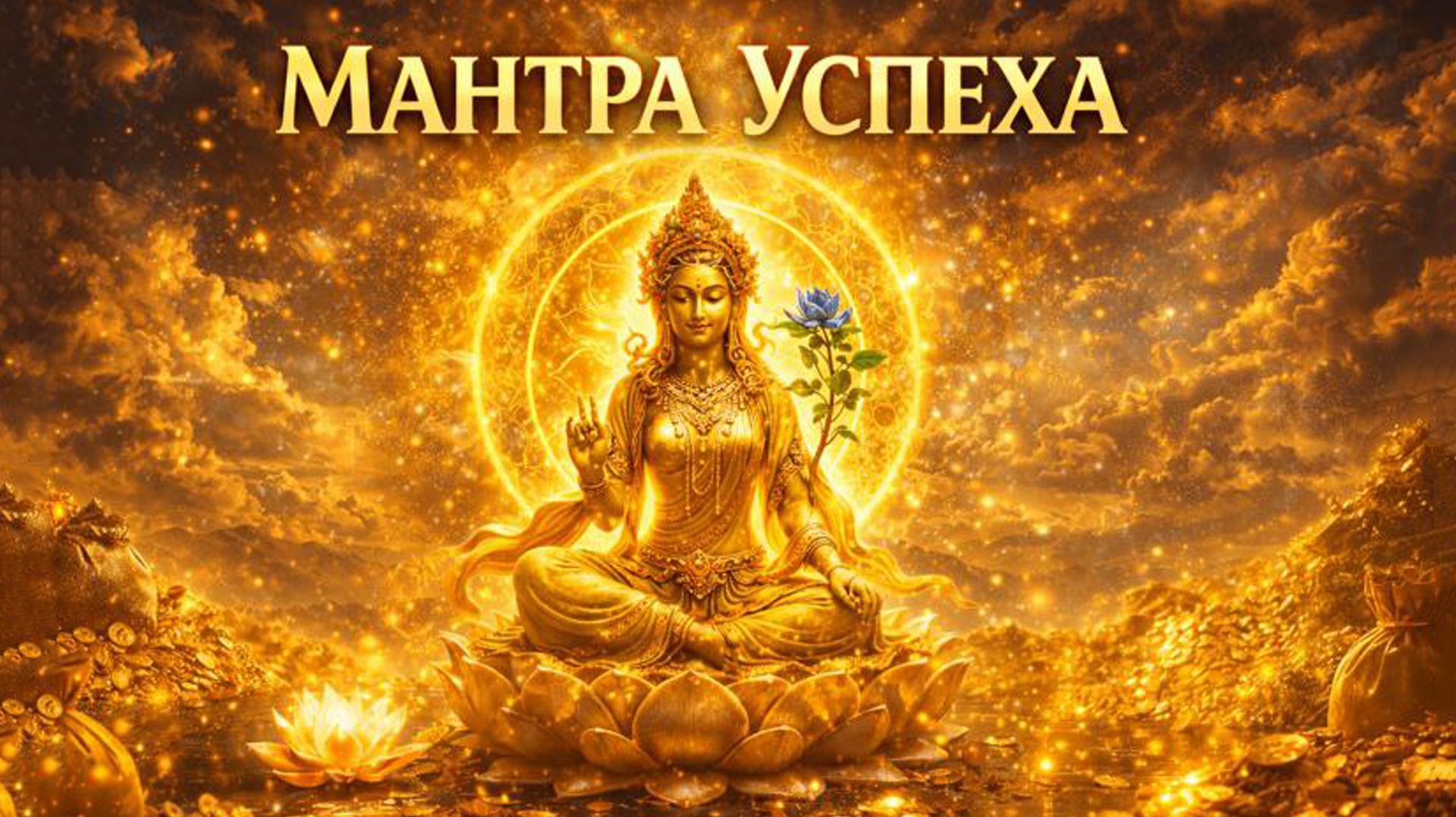 🔥 Золотая (Желтая) Тара: Мгновенная мантра на успех и процветание! Om Tare Tuttare Ture Pushtim... смотреть онлайн