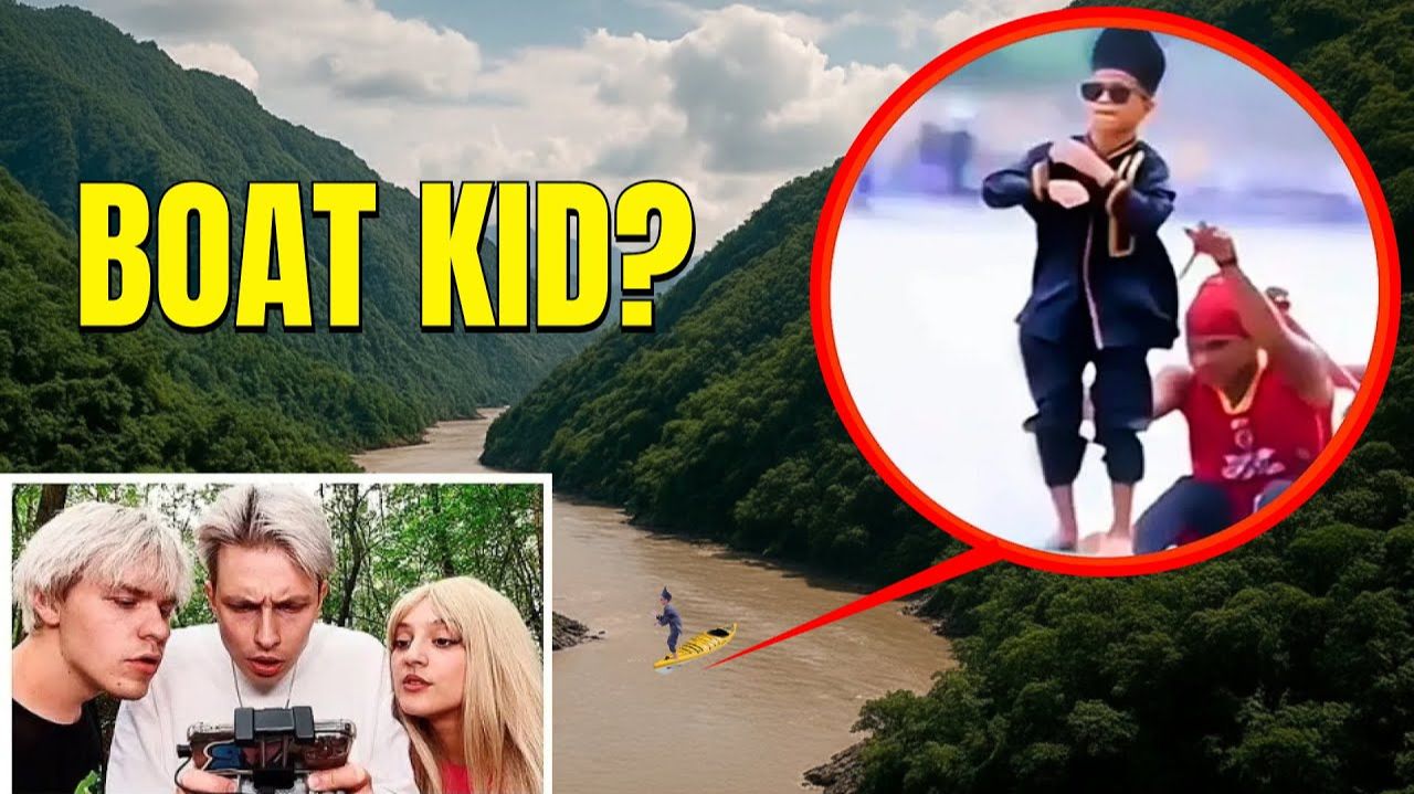 Мой дрон снял МАЛЬЧИКА НА ЛОДКЕ И ТЕНГЕ ТЕНГЕ в реальной жизни! смотреть онлайн