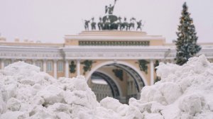 Скандинавский антициклон движется на Санкт-Петербург. Город приходит в себя после снегопада