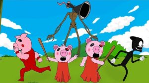 Сиреноголовый против Семейки поросят и Мультяшного кота