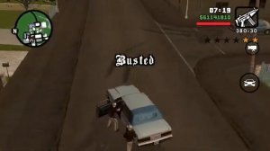 GTA: SA- Busted on Dillimore area only
