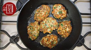 Рыбные Оладьи / Рубленые Котлеты из Сома! Сочные и Потрясающе Вкусные!