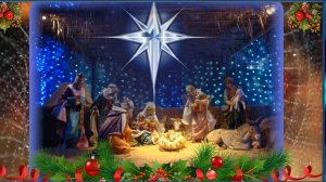 С рождественским Сочельником. Красивая музыкальная открытка с красивой песней.