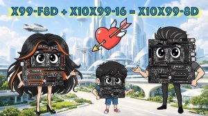 Обзор и сравнение материнской платы HUANANZHI X10X99-8D