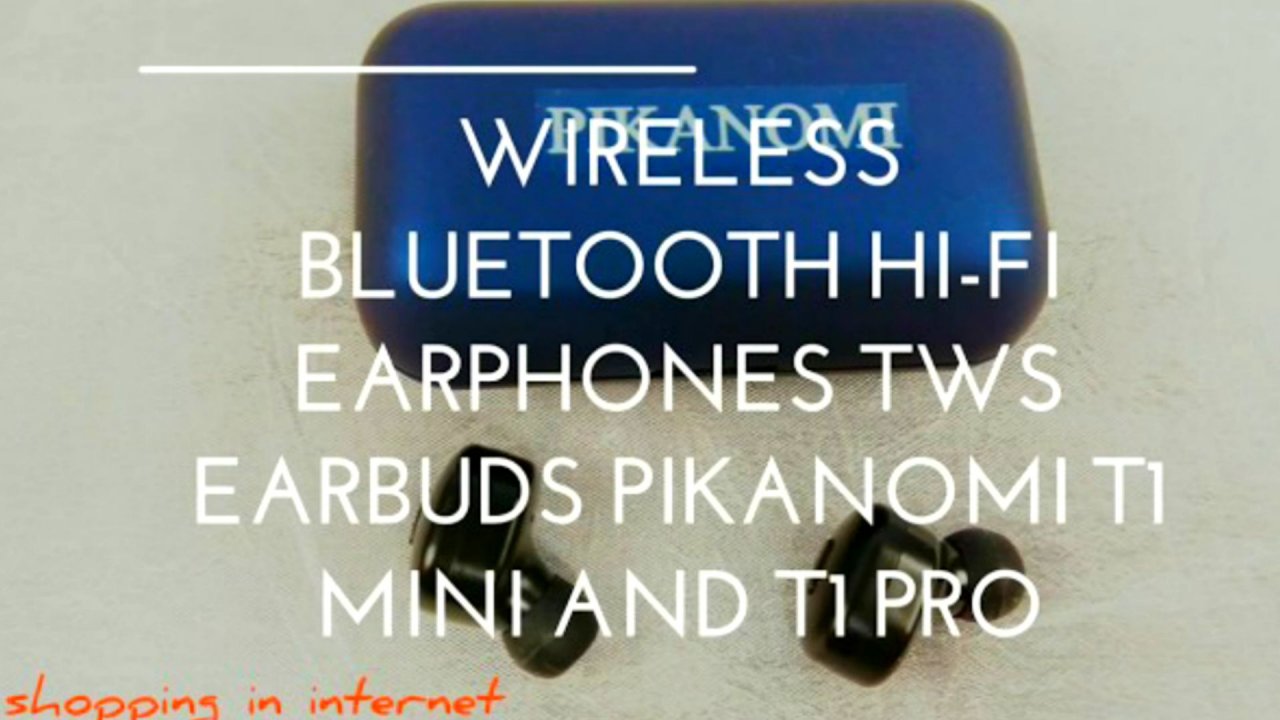 🎧Bluetooth наушники PIKANOMI T1 мини и T1 Pro смотреть онлайн