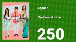 Любимый зять 250 серия (сериал, 2015)