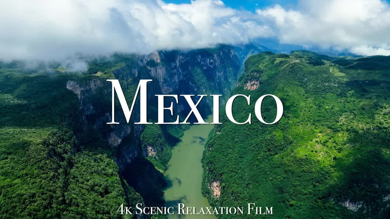 Mexico 4K - Scenic Relaxation Film With Calming Music смотреть онлайн