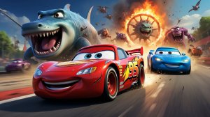 Мультик тачки Молния Маквин и Метр бегут от Зомби . Тралалела и  Буханка  через Портал! Беги,Маквин!