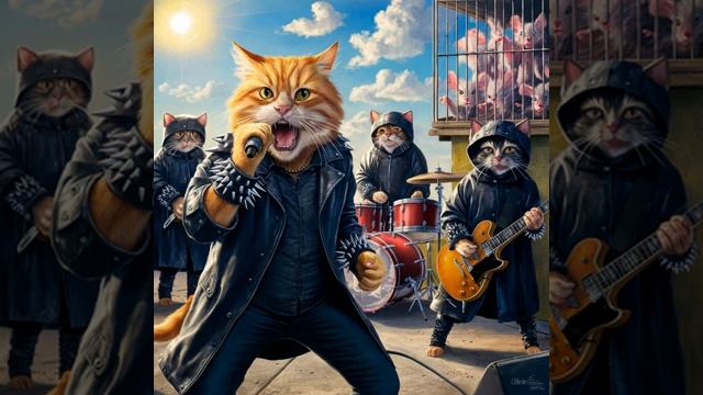 Powerwolf - Неприятность эту мы переживём! (кот Леопольд cover) эпичный power metal ! смотреть онлайн