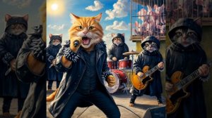 Powerwolf - Неприятность эту мы переживём! (кот Леопольд cover) эпичный power metal !