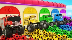 Раскрашивай шарики и пой песню! | Мороженое, Акуленок, Песенка про Бинго | Детские стишки