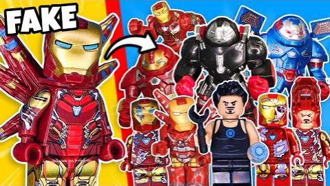 Распаковываем ВСЕ ПОДДЕЛЬНЫЕ фигурки LEGO Iron Man… смотреть онлайн