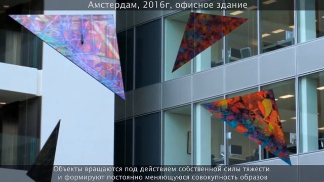 Облако лентикулярных панелей Амстердам стерео варио Анимация