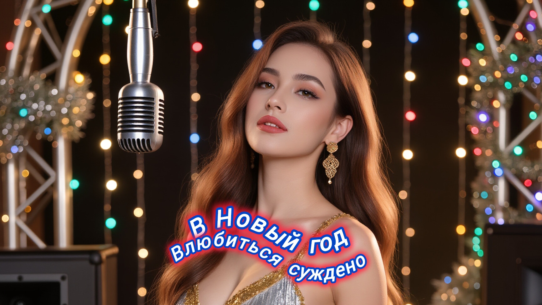 Shorts Нейро музыка  "В Новый год влюбиться суждено" на стихи поэта Владимира К. музыка#стихи#нейро смотреть онлайн