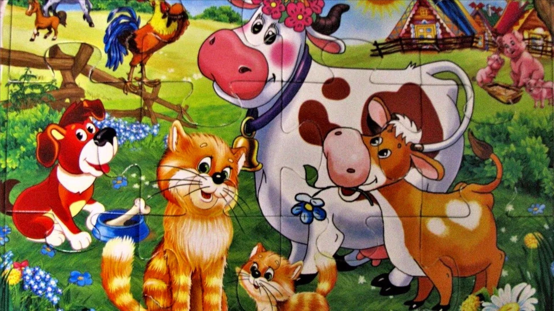 Мультфильм Собираем Красивые Картинки Весело смотреть онлайн