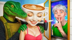 Построили 3 СЕКРЕТНЫЕ КОМНАТЫ, Чтобы Следить за БОМБАРДИРО КРОКОДИЛО! Влад А4 Бумага