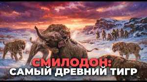Смилодон: страшны враг первых людей / Саблезубый тигр