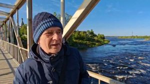 Река Кемь в городе Кемь