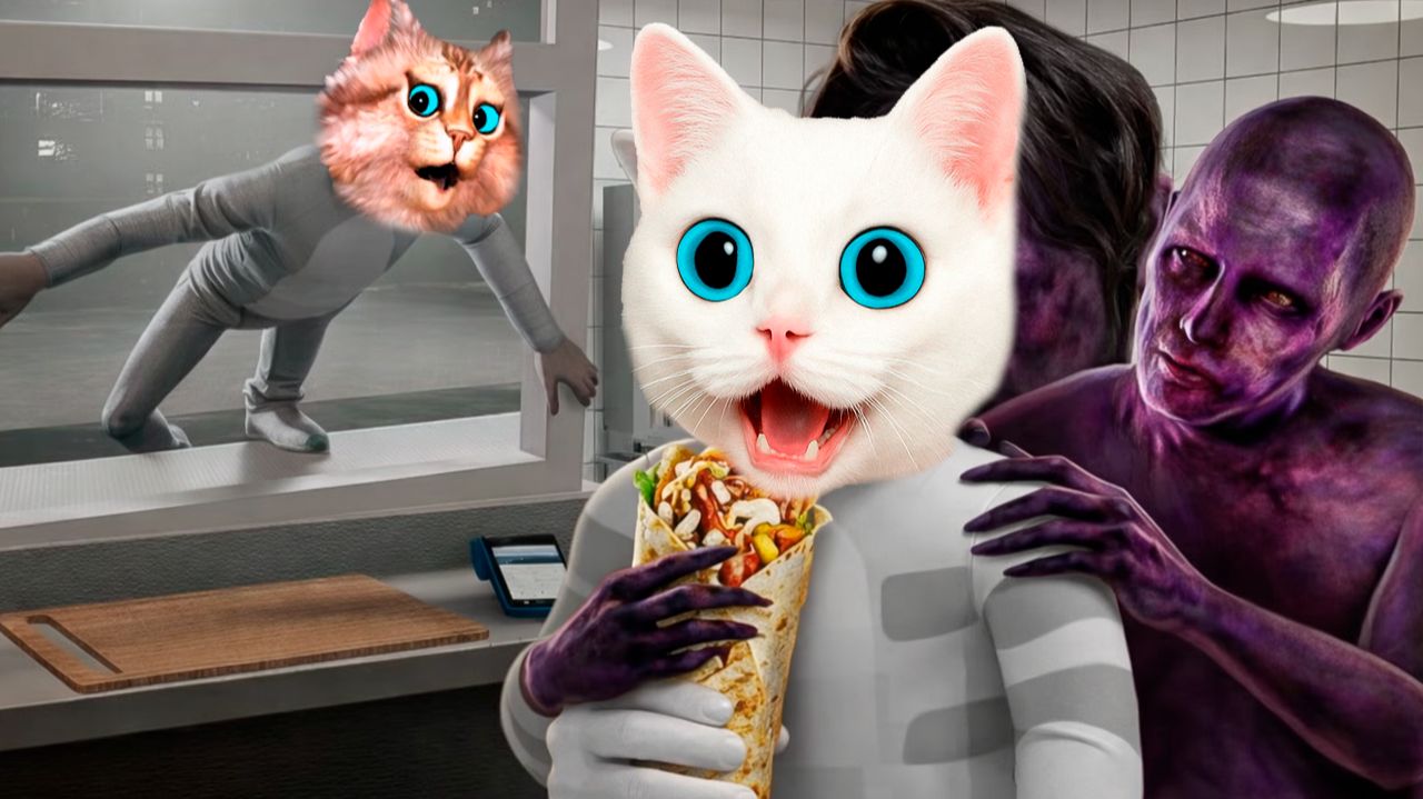 КОТЫ ГОТОВЯТ ШАУРМУ В РОБЛОКС 😭 Scary Shawarma Kiosk: the ANOMALY😱 Котёнок Кронос и Весёлый Кот смотреть онлайн