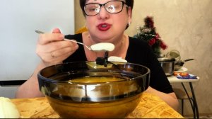 МУКБАНГ самый вкусный Рассольник у меня, потому что мама варила👍💕