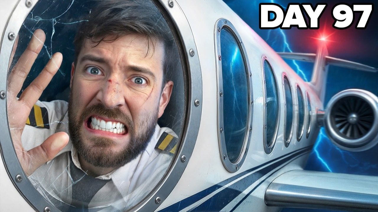 Выживи 100 Дней Взаперти В Частном Самолёте, Оставь Его Себе  | MrBeast на Русском Смотреть Онлайн смотреть онлайн