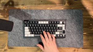 Звук механической клавиатуры Yunzii AL80