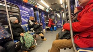 Новогодний поезд«Ока» В Московском метро 2026