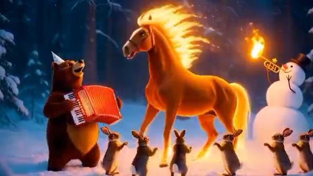 НОВОГОДНЯЯ ЗАСТОЛЬНАЯ.mp4 смотреть онлайн