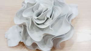 Большая белая роза своими руками. МК большая роза с листиками из фоамирана