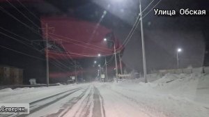 Крайний Север России. На машине по городу за полярным кругом Ямало-Ненецкий АО Лабытнанги. 2026