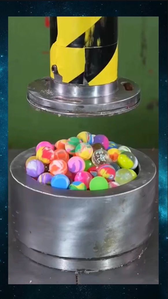 ЗАЛИПАТЕЛЬНОЕ ВИДЕО: Гидравлический пресс превращает предметы в бесформенную МАССУ смотреть онлайн