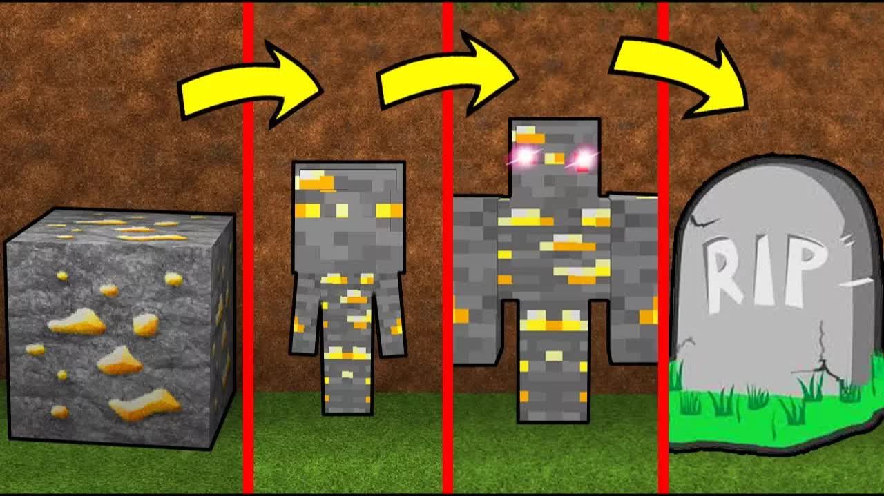 КАК МЕНЯЛОСЬ ЗОЛОТО МУТАНТ И ЕГО ЖИЗНЕННЫЙ ЦИКЛ В МАЙНКРАФТ ~ ЭВОЛЮЦИЯ И ТРОЛЛИНГ MINECRAFT BLOCK смотреть онлайн