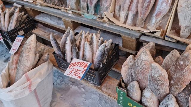 Наружные рыбные ряды Крестьянского рынка г. Якутска 5 января 2026 года! смотреть онлайн