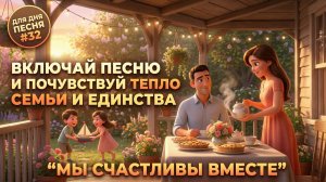 НА ДЕНЬ ПЕСНЮ #32 | СЕМЕЙНАЯ ПЕСНЯ-АФФИРМАЦИЯ для радости и единства | "Мы вместе счастливы"