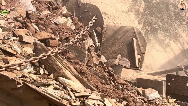 Строительство, дробление щебенки смотреть онлайн