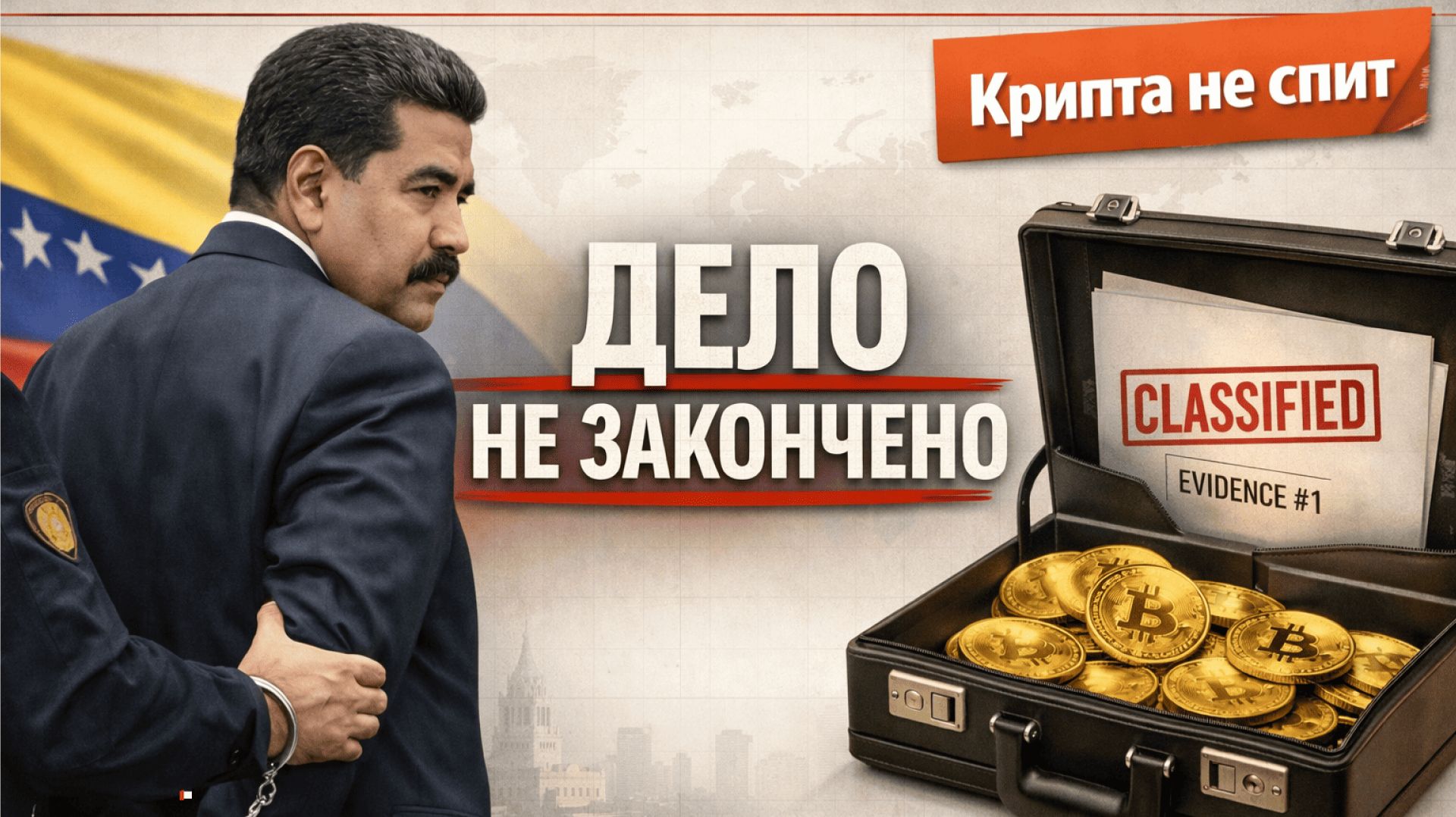 Биткоины Мадуро: найдено $60 млрд? США начинают охоту! | Крипта не спит 6.01.2025 смотреть онлайн