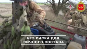 🔌 Расчеты наземных робототехнических комплексов «Курьер» группировки войск «Центр» продолжают бе...