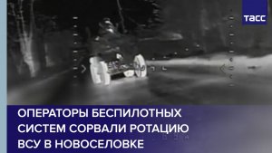 Операторы беспилотных систем сорвали ротацию ВСУ в Новоселовке