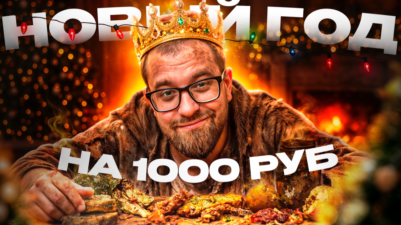 Бюджетный стол на Новый Год 2026. Всего за 1000 руб! еда цены  покупки челлендж новыйгод