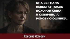 Истории из жизни. Она выгнала невестку и совершила роковую ошибку Жизненные истории, Аудиорассказы