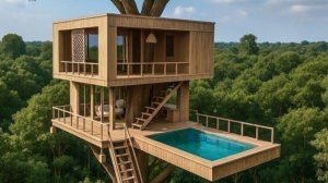 Строительство секретного дома на дереве.